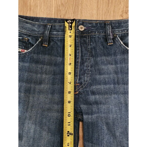 Vintage Y2K DIESEL ZAF 796 Flared Bootcut Jeans 36x30 Made in Italy Button Fly - Picture 10 of 14